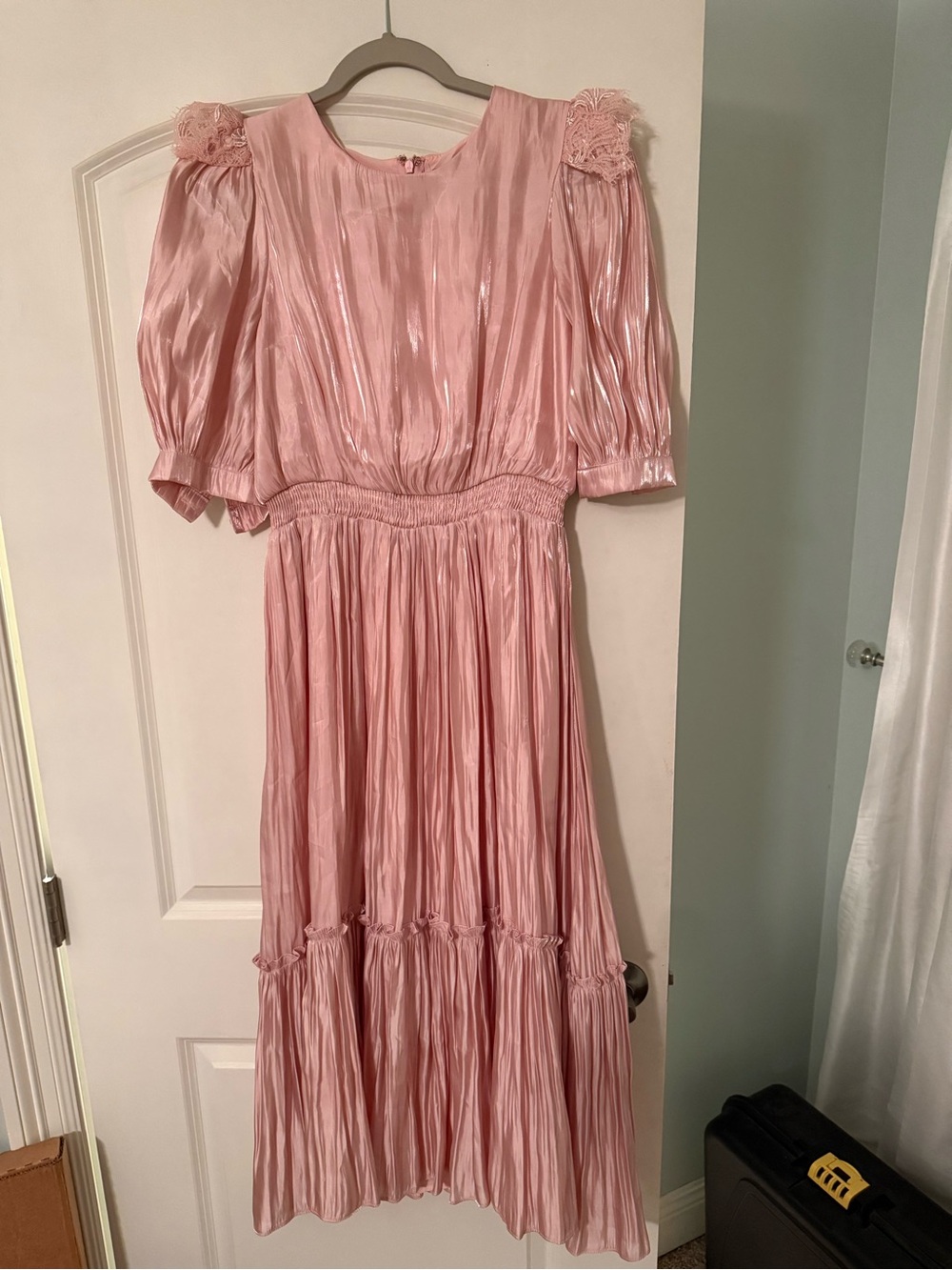 Ina Soft Blush Satin Dress